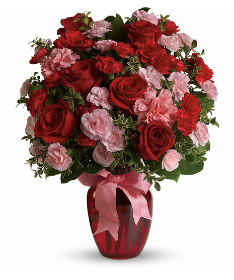 Dance with Me Bouquet with Red Roses