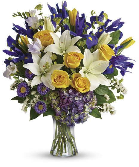 Floral Spring Iris Bouquet
