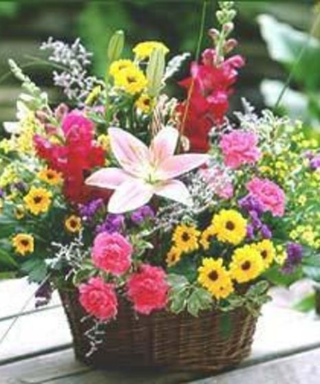 "Wildflower Basket"